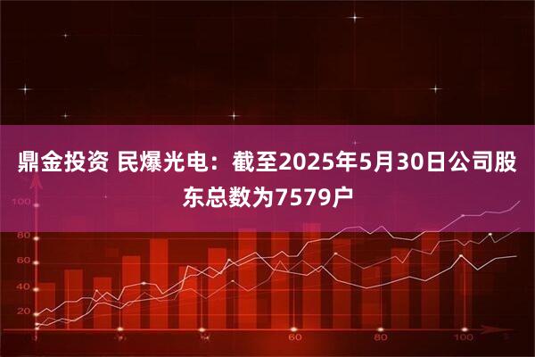 鼎金投资 民爆光电：截至2025年5月30日公司股东总数为7579户